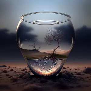 Don't just see the glass as half full; see it as an opportunity to fill it to the brim with your dreams and ambitions.