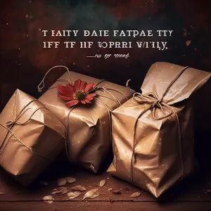 Life is a gift, and every day is an opportunity to unwrap it with gratitude.