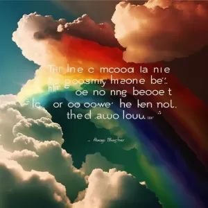 Be the rainbow in someone else's cloud. - Maya Angelou