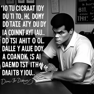 Don't count the days, make the days count. - Muhammad Ali