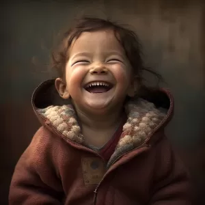 The most precious smiles are those born from genuine happiness.